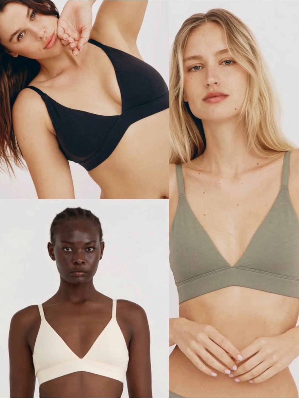 Organic Basics — Lightly Worn — Bra Bundle